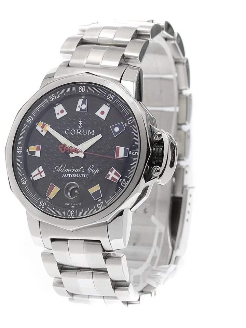 CORUM Admiral's Cup Trophy 41 01.0003 Date black Dial Automatic Men's_951831